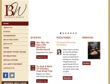 Tablet Screenshot of bourbonwomen.org